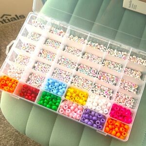 Neon letter beads jewelry making